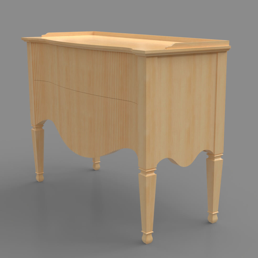 Elegant wooden dresser